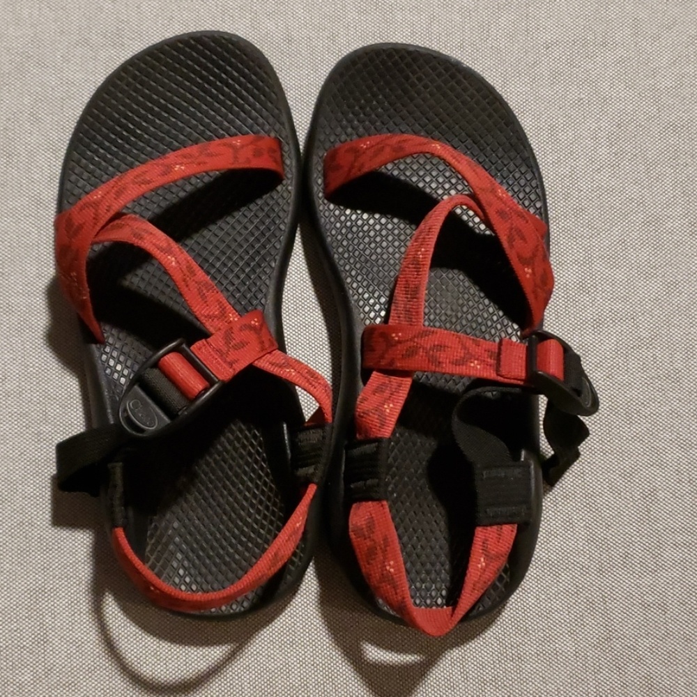 Red Chacos size 7